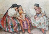 MALY Vaclav 1874-1935,Three girls in traditional dress,Bonhams GB 2009-04-28