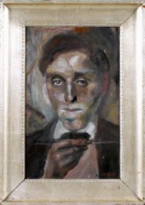 maly Wilhelm 1894-1943,Expressives Malerportrait,Mehlis DE 2009-05-22