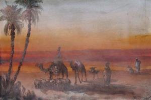 MANAGO Vincent 1880-1936,In the desert,Matsa IL 2017-11-29