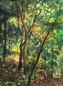 MANANSALA Vicente Silva 1910-1981,Trees,1979,Leon Gallery PH 2013-09-28