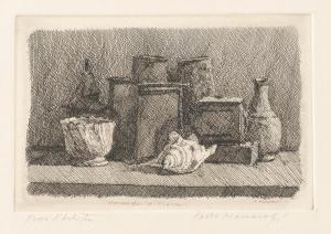 MANARESI Paolo 1908-1991,Omaggio a Morandi,Gregory's IT 2024-04-17