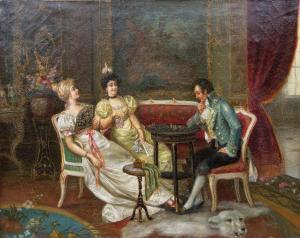 MANASERO E.A 1800-1900,Das Schachspiel,Auktionshaus Dr. Fischer DE 2012-12-08