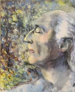 MANCHESTER George 1922-1966,Portrait of Frederick Delius,Bamfords Auctioneers and Valuers 2024-01-10