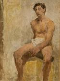 MANCINI Antonio 1852-1930,Accademia d'uomo,Capitolium Art Casa d'Aste IT 2008-10-17