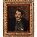 MANCINI Antonio 1852-1930,Ritratto di James Rennel Rodd,1885,Colasanti Casa D'Aste Roma 2020-11-04
