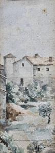 MANCINI FRANCESCO GIOVANNI 1830-1905,Paesaggio,Errico casa d'aste IT 2023-10-28