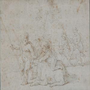 MANDELBERG Johan Edvard 1730-1786,Putti and satyrs playing with goats,Bruun Rasmussen DK 2013-10-21