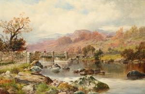 MANDER William Henry 1850-1922,OLD BRIDGE AT CAPEL CURIG, NORTH WALES,1900,Dreweatts GB 2023-10-18