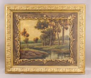 MANDER William Henry 1850-1922,serene landscape,888auctions CA 2024-03-14
