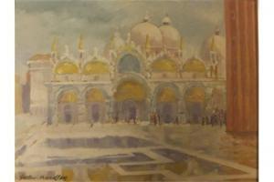 MANDLEY Gwen 1911-2004,"St. Mark's Venice",Moore Allen & Innocent GB 2015-05-29