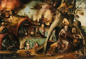 MANDYN Jan 1500-1560,La tentation de saint Antoine,Mercier & Cie FR 2023-06-25
