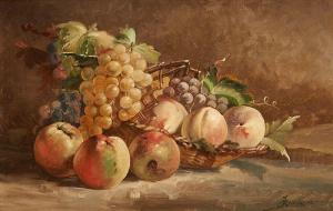 MANESSE Joseph 1855,Composition au panier de fruits,Horta BE 2018-10-15