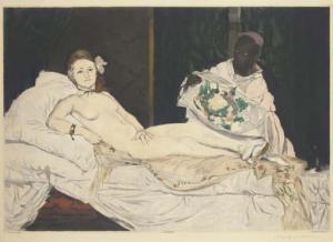 MANET Edouard 1832-1883,Olympia par Jacques Villon,1929,Christie's GB 2006-05-31