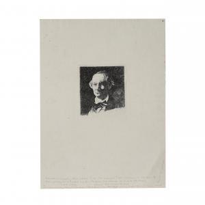 MANET Edouard 1832-1883,Portrait de Baudelaire,1865,Cornette de Saint Cyr FR 2024-04-16