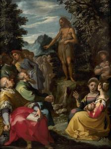 MANETTI Rutilio Lorenzo 1571-1639,La prédication de saint J,Artcurial | Briest - Poulain - F. Tajan 2023-03-22