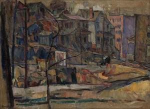 MANEVICH abram anshelevich 1881-1942,Urban Landscape,MacDougall's GB 2018-11-29