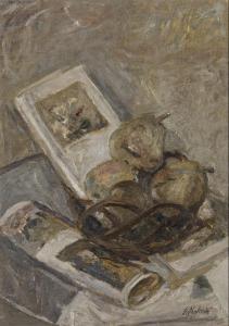 MANFREDINI Giuseppe 1754-1815,Cesto di frutta con giornale,1974,Wannenes Art Auctions IT 2020-11-24