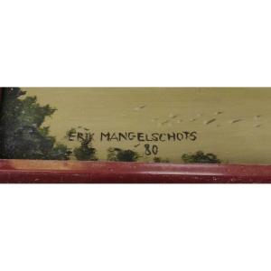 MANGELSCHOTS Erik 1963,Surrealist landscape,1980,Venduehuis NL 2017-06-27
