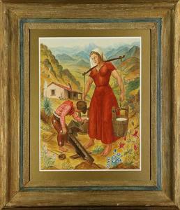 MANGELSDORF Hans 1903-1991,The Water Girl,Clars Auction Gallery US 2017-11-18