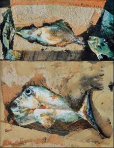 MANGU PUTRA Gusti Agung,Ikan di Antara Kerang III (Fish Among Clams III),2001,33auction 2014-01-17