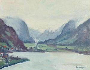 MANGUIN Henri Charles 1874-1949,View from Brunnen to Flüelen.,Galerie Koller CH 2015-12-04