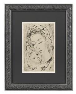 MANHATTAN Baron Avro 1914-1991,Mother and Child,New Orleans Auction US 2022-06-17