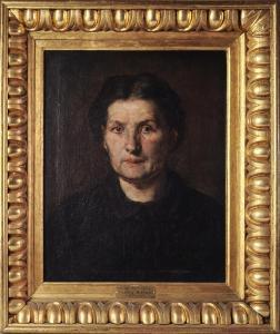 MANKOWSKI Konstanty 1861-1897,Portret matki,1880,Rempex PL 2023-11-15