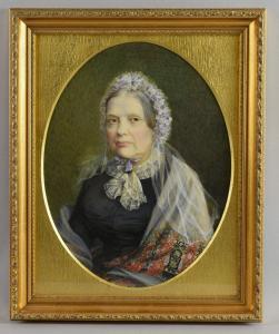 MANLY Alice Elfrida 1846-1923,portrait of Augusta Craven,Ewbank Auctions GB 2018-06-20