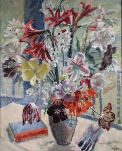 MANN Cathleen S. 1896-1959,Blumenstillleben,1941,Palais Dorotheum AT 2024-03-26