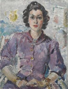 MANN Cathleen S.,Portrait of a lady, traditionally identified as th,1943,Woolley & Wallis 2023-12-13
