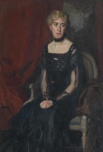MANN Harrington 1864-1937,Portrait of an Elegant Lady,1902,Bonhams GB 2023-10-11