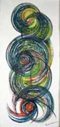 MANN Paul 1907-1994,"Abstract Mixed Media", signed in pencil, 98 x 48 ,Locke & England GB 2007-11-02