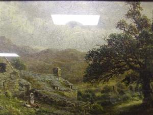MANN R 1800-1800,Rural landscape with figures and cottages,Kendal GB 2007-03-30