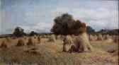 MANNERS William 1860-1930,A REST DURING HARVEST,1891,Lawrences GB 2019-07-05
