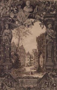 MANNFELD Bernhard K.J 1848-1925,Schlosshof zu Heidelberg,1890,Rosebery's GB 2019-11-21