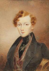 MANNIN Mary A. Millington 1800-1864,Portrait of Sir Francis Charles Edward Denys-B,Woolley & Wallis 2015-12-09