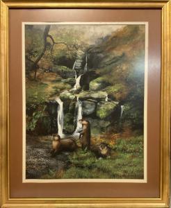MANNING Caroline,Otter cubs by the Ghyll,Bamfords Auctioneers and Valuers GB 2023-08-09