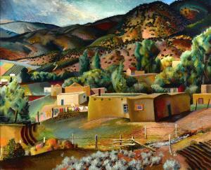 MANNING CRISLER Richard 1908-1933,Canon landscape, Taos,Bonhams GB 2015-11-23