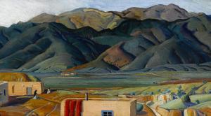 MANNING CRISLER Richard 1908-1933,Taos, New Mexico,1927,Bonhams GB 2015-08-04