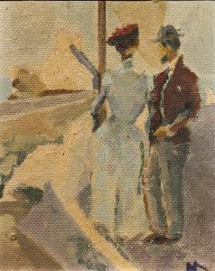 MANNING James 1929-1983,AN AFTERNOON STROLL,De Veres Art Auctions IE 2017-07-18
