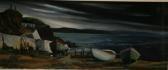 MANNING James 1929-1983,Painting the Boats, West Cork,Mullen's Laurel Park IE 2007-03-11