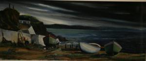 MANNING James 1929-1983,Painting the Boats, West Cork,Mullen's Laurel Park IE 2007-03-11