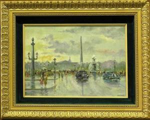 MANNING,Parisian Street Scene,Clars Auction Gallery US 2007-12-01