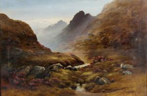 MANNING PHILIP,Landschaft in den Highlands mit ruhenden Schafen,1898,DAWO Auktionen DE 2013-09-25