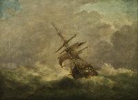 MANNIX Robert 1800-1800,Ship in a Stormy Seascape,1865,Adams IE 2010-04-13