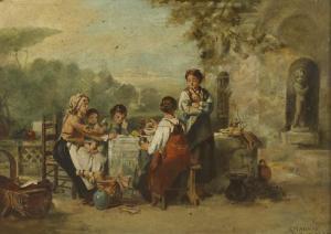 MANNIX Robert 1800-1800,THE MIDDAY MEAL,1858,Whyte's IE 2012-10-01