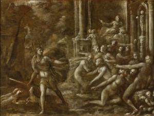 MANNOZZI VINCENZO 1600-1658,Scena mitologica,Gonnelli IT 2012-06-14