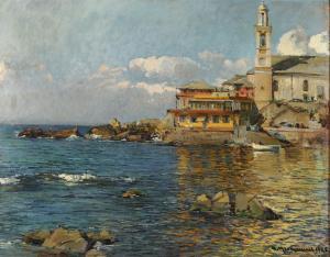 MANNUCCI Cipriano 1882-1970,Boccadasse,1945,Cambi IT 2024-03-28