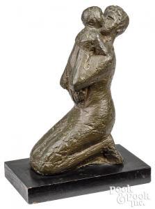 MANNUCCI Giannetto 1911-1980,a woman and child,Pook & Pook US 2022-10-06