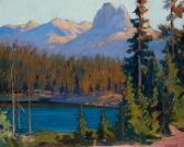 MANOIR Irving Kraut 1891-1982,Lake George, the High Sierras, Near Mammouth L,John Moran Auctioneers 2023-08-01